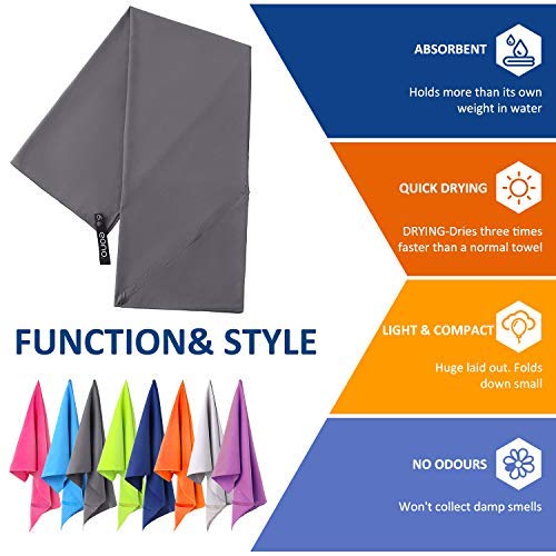 Eono Microfibre Towel: Multifunctional Compact Sports, Travel, Beach