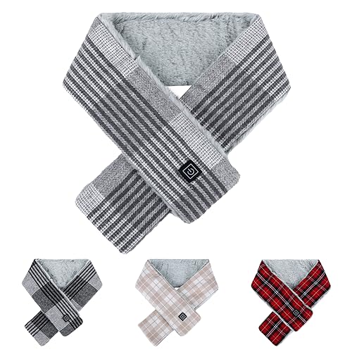 USB Heated Scarf with Adjustable Warmth - Gray