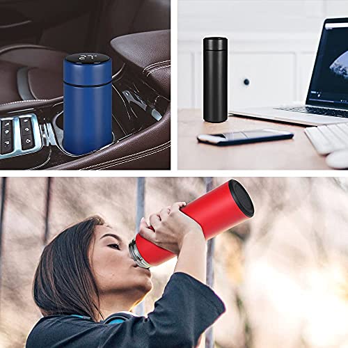 Flintronic Smart Water Bottle, LED Temperature Display