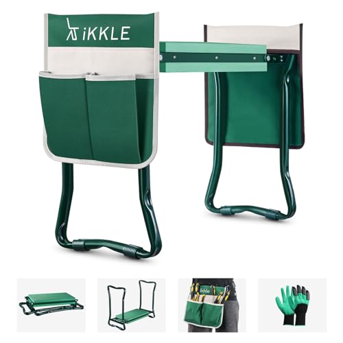 Portable Garden Kneeler Seat with Handles - 330lb/150kg Support