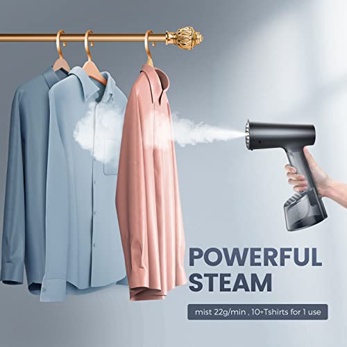 Handheld Clothes Steamer with Fast Wrinkle Removal - White