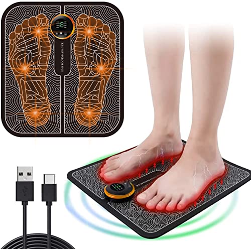 Portable EMS Foot Massager for Pain Relief and Circulation