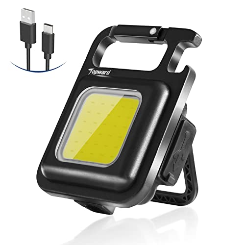 Rechargeable Keychain Torch - Super Bright LED, Portable