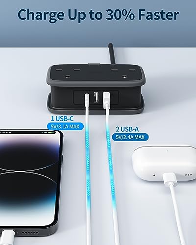 NTONPOWER Compact USB Extension Lead For Travel & Home