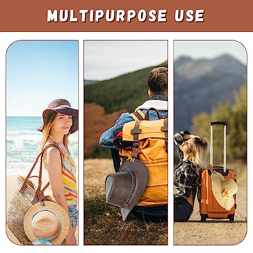 Cobee Travel Hat Clips - Multifunctional Leather Hat Holders