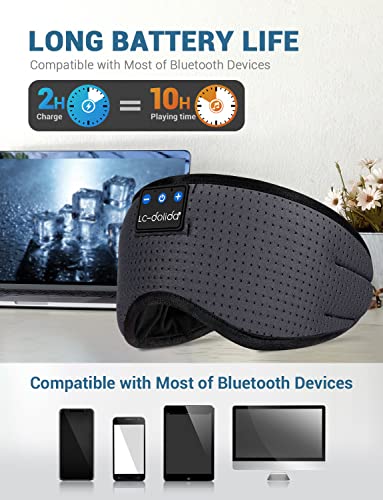 Bluetooth Sleep Mask with Built-in HD Speakers