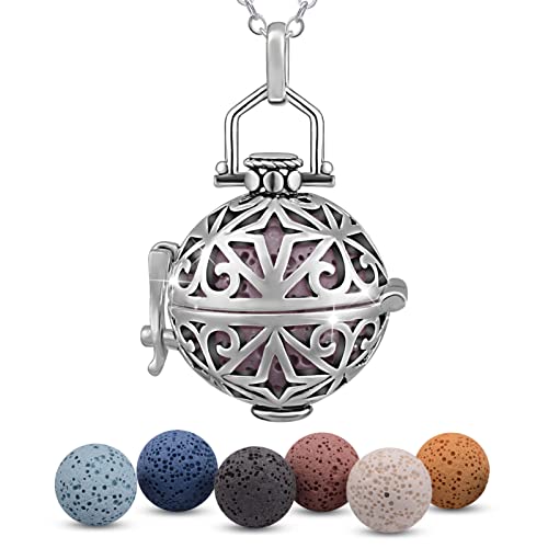 INFUSEU Aromatherapy Necklace: Essential Oil Diffuser Pendant