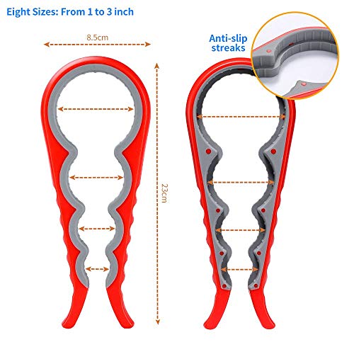 Silicone Jar Opener & Bottle Opener for Weak Hands