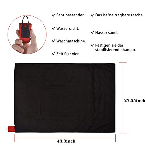 Portable Waterproof Picnic Blanket with Carrying Bag