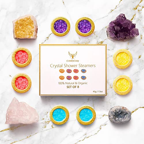 Crystal Shower Steamers Gift Set | Relaxation Spa Beauty Care