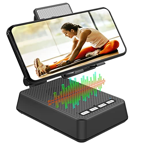 Bluetooth Speaker Desk Phone Stand - Adjustable Holder