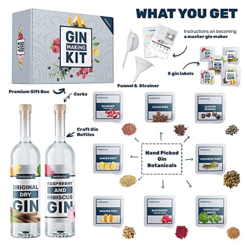 DIY Pink Gin Kit - Crafty Gift for Christmas/Birthday