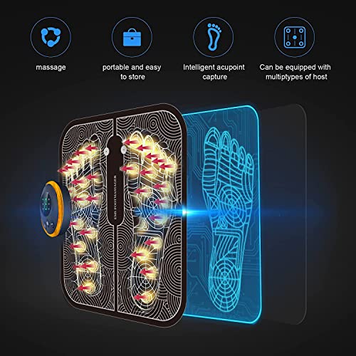 Portable EMS Foot Massager for Pain Relief and Circulation