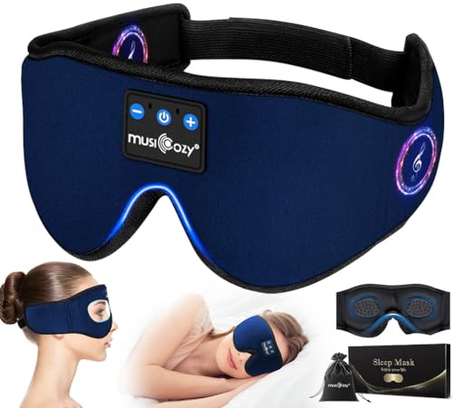 Musicozy Bluetooth Sleep Mask - 3D Headphones
