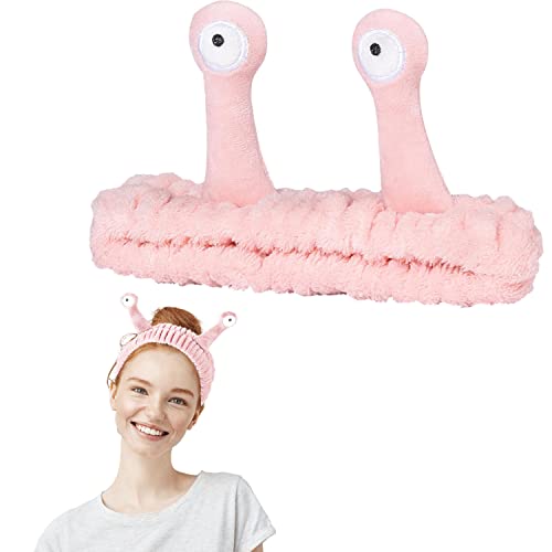Pink Spa Skincare Headband - Cute Elastic Makeup Headband