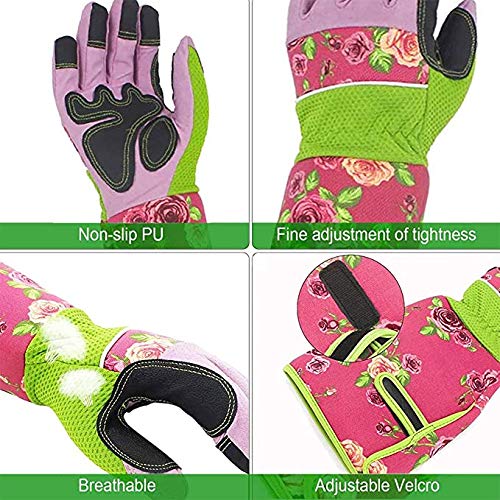 Women's Long Gardening Gloves, Thorn Proof, Arm Sleeves
