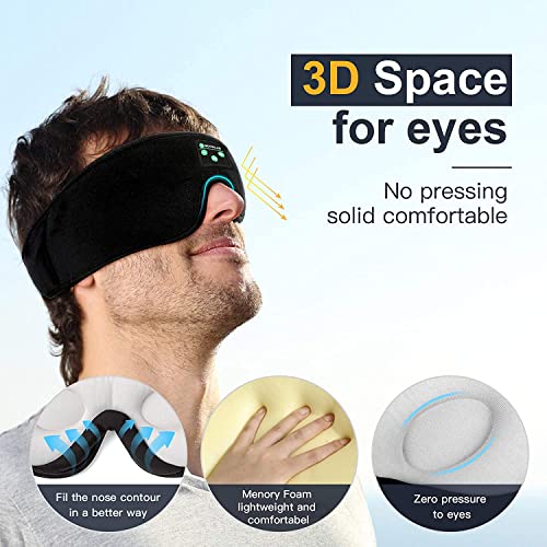 Bluetooth Sleep Mask with Ultra Thin Speakers