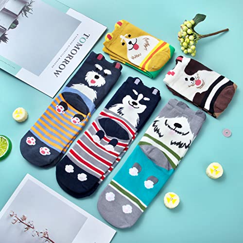 Chalier Cozy Women's Animal Socks - 5 Pairs