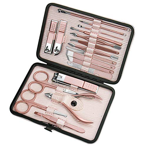 ZIZZON Professional 18-in-1 Manicure Set - Pink
