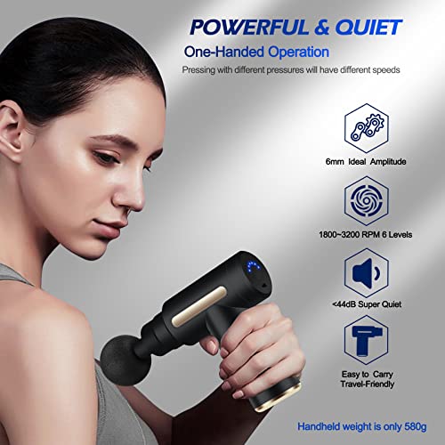 Portable Mini Massage Gun with 6 Speeds