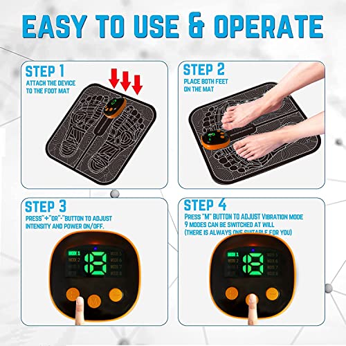 Portable Electric Foot Massager for Pain & Circulation