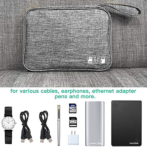 Universal Electronics Accessories Organizer Travel Gadget Bag (Gray)