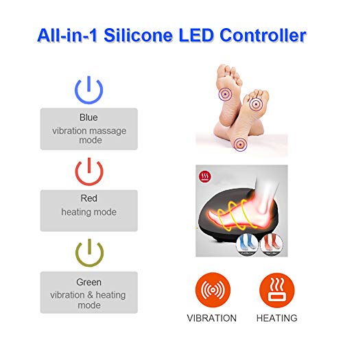 USB Foot Warmers with Massage & Vibration, Soft Fabric