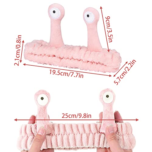 Pink Spa Skincare Headband - Cute Elastic Makeup Headband