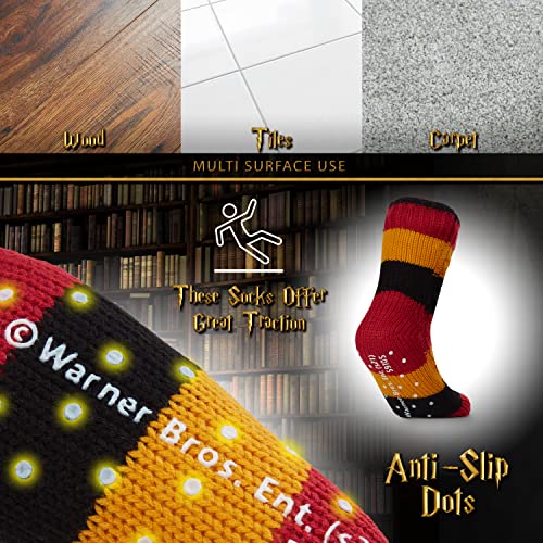 Harry Potter Slipper Socks - Knitted Women's Fluffy (Multi)