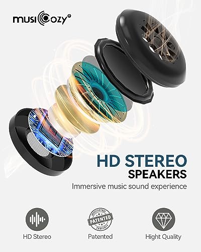 Musicozy Bluetooth Sleep Mask - 3D Headphones