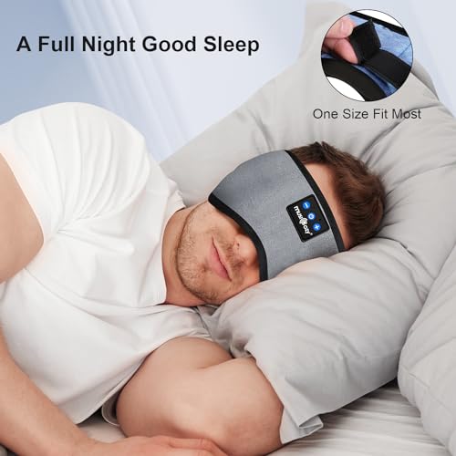 Bluetooth Headphones Eye Mask, Ultra-Soft Sleep Accessory