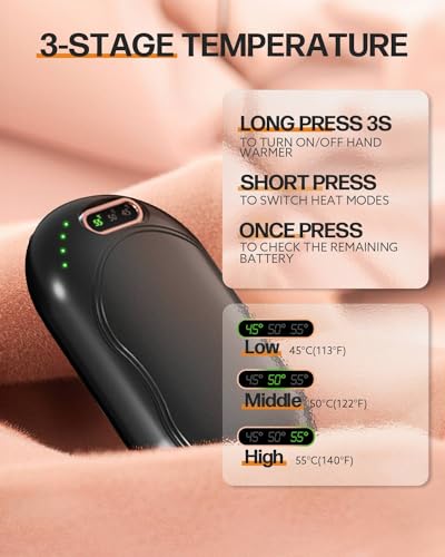 Reusable Rechargeable Hand Warmers: Magnetic & Portable