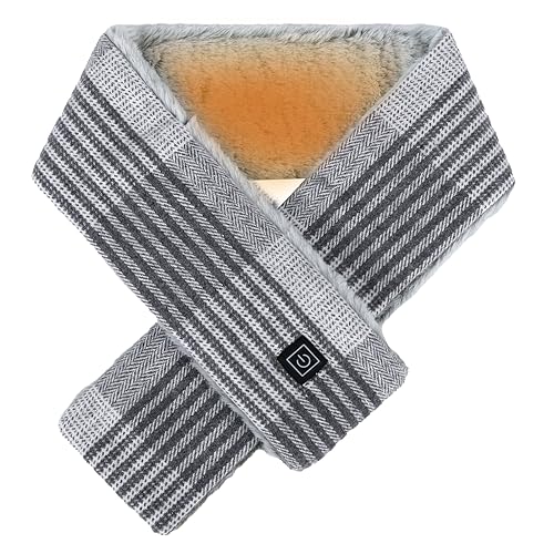 USB Heated Scarf with Adjustable Warmth - Gray