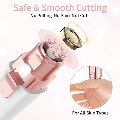 2-in-1 Rechargeable Facial Hair Remover & Eyebrow Trimmer
