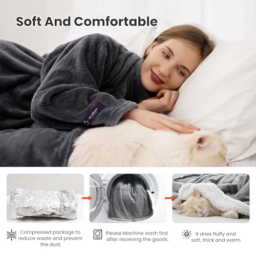 Cozy Wearable Blanket for Women and Men
