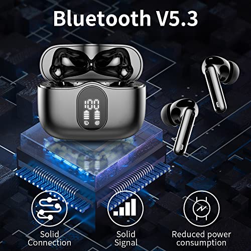 Wireless Earbuds: Bluetooth 5.3, ENC Mic, Deep Bass