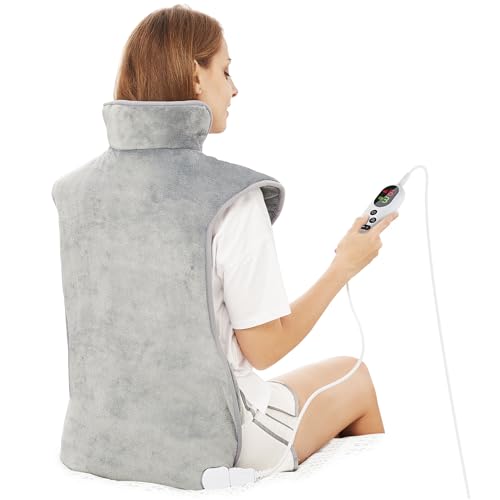 Electric Heating Pad for Pain Relief - Comfort Grey