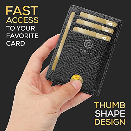 Men's RFID Blocking Slim Wallet - Black