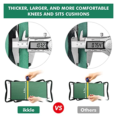 Portable Garden Kneeler Seat with Handles - 330lb/150kg Support