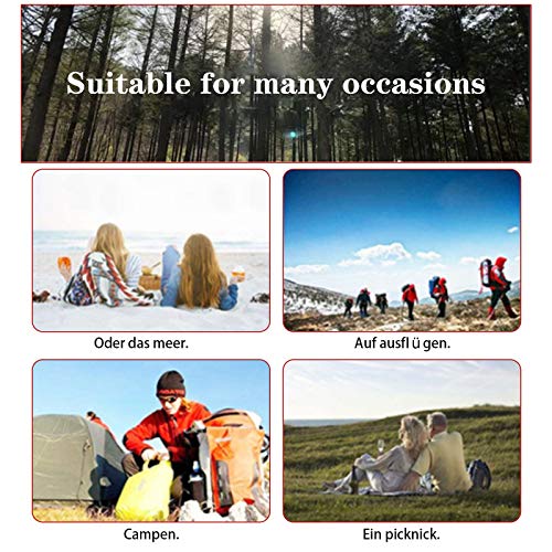 Portable Waterproof Picnic Blanket with Carrying Bag