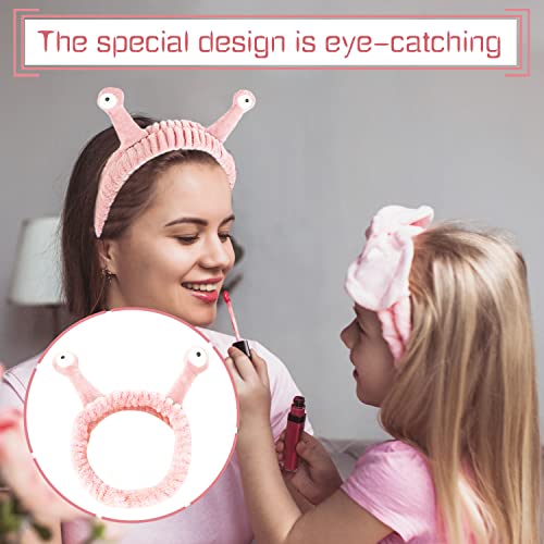 Pink Spa Skincare Headband - Cute Elastic Makeup Headband