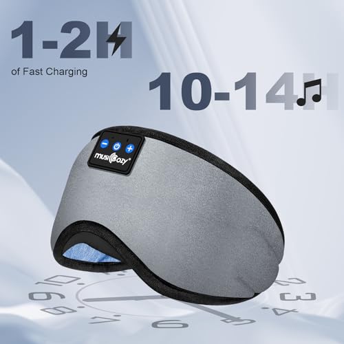 Bluetooth Headphones Eye Mask, Ultra-Soft Sleep Accessory