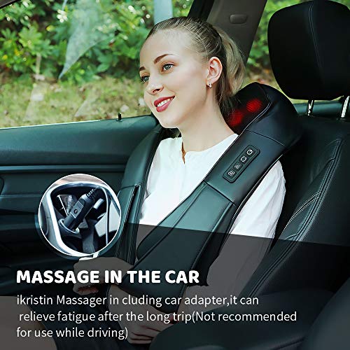 Portable Shiatsu Neck Massager with Heat by iKristin