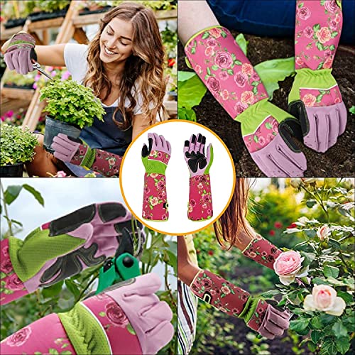 Women's Long Gardening Gloves, Thorn Proof, Arm Sleeves
