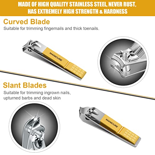 16-Piece Stainless Steel Manicure & Pedicure Kit