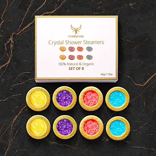Crystal Shower Steamers Gift Set | Relaxation Spa Beauty Care