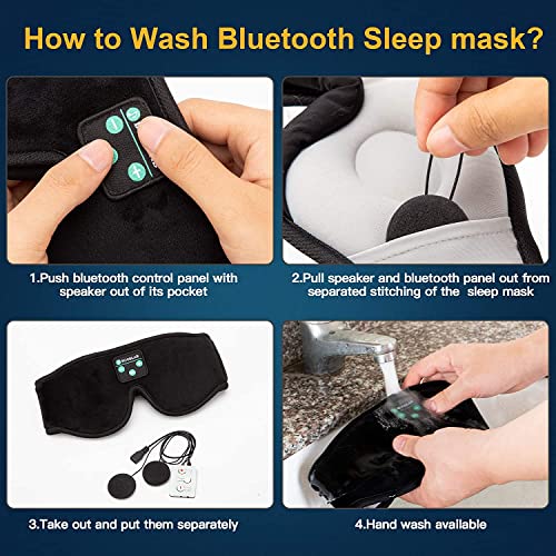 Bluetooth Sleep Mask with Ultra Thin Speakers