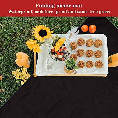 Portable Waterproof Picnic Blanket with Carrying Bag