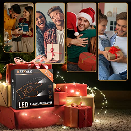 LED Rechargeable Gloves - Men's Gift, Fishing Accessory