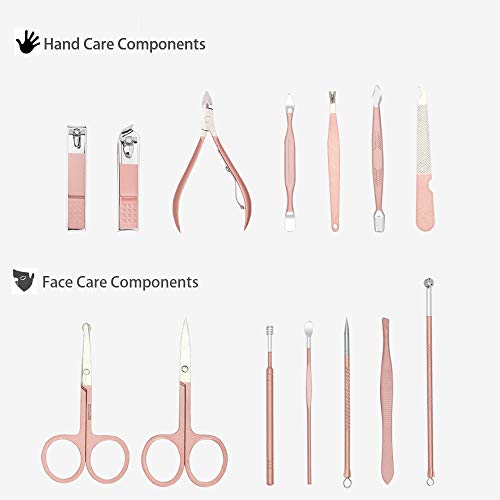 ZIZZON Professional 18-in-1 Manicure Set - Pink